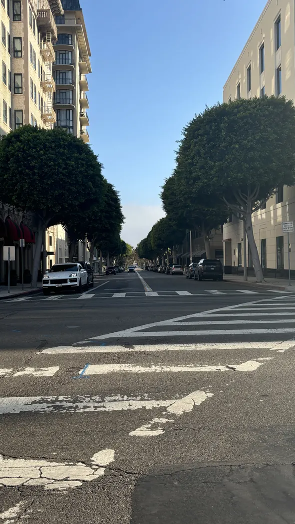 South Rodeo Drive (Beverly Hills) from Wilshire Bld (September 2024)