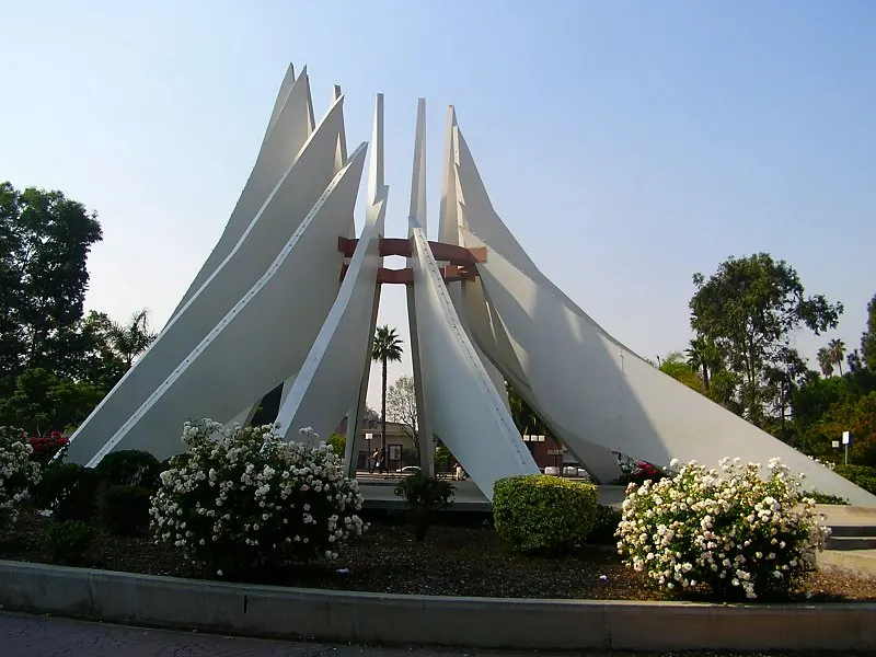 The Martin Luther King Monument in the City of Compton