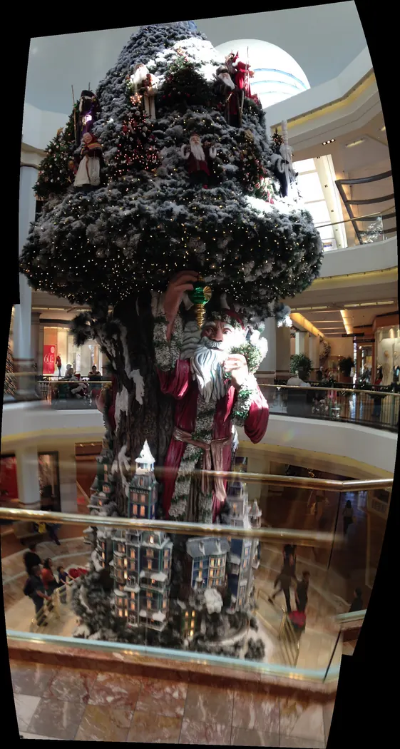 Christmas Time in South Coast Plaza.
