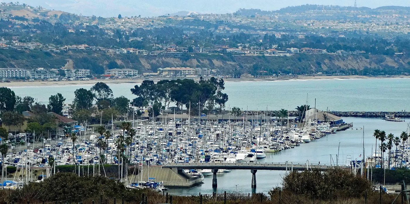 (1 in a multiple picture album) There are always those shots you didn't get. For years I have wanted a shot of the Dana Point Marina from above. On this latest trip I found the road, appropriately nam.