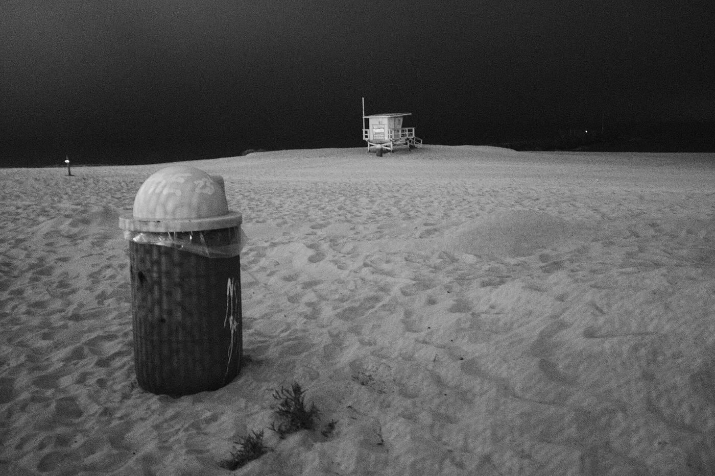 A Los Angeles County lifeguard tower located in El Segundo