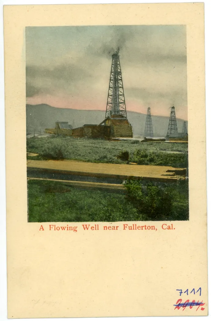 Fullerton; A Flowing Welk near Fullerton, Cal..