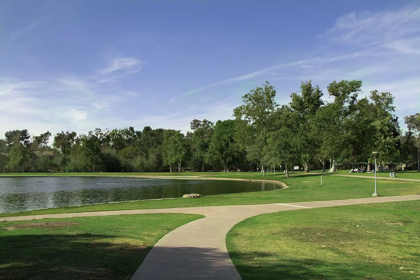 Lake in William R. Mason's Park in Irvine California.