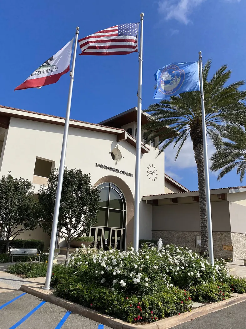 The new Laguna Niguel, California, City Hall opened in 2011. Previously, the city rented offices on La Paz Road..
