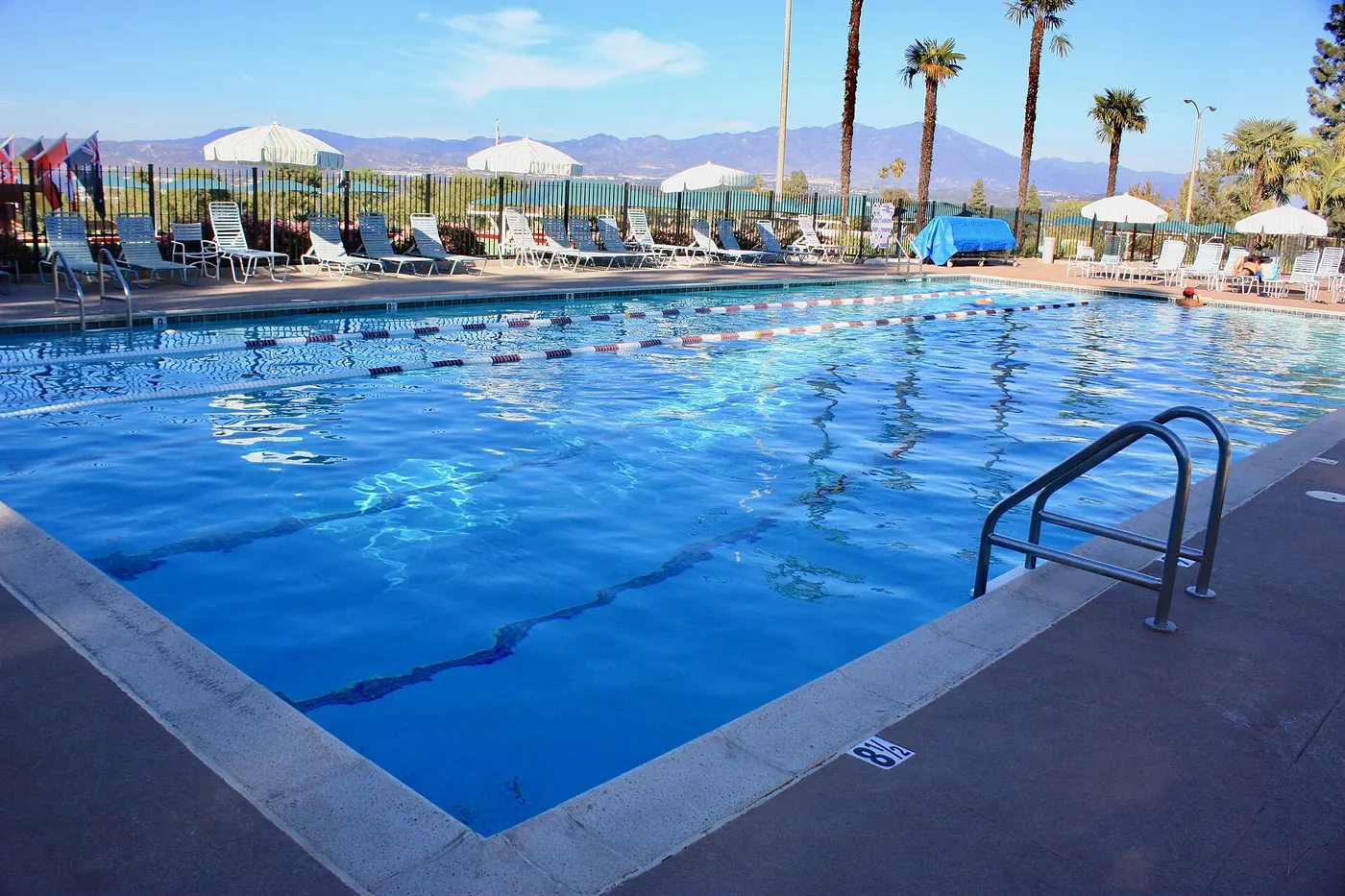 One of the swimming pools at Laguna Woods Village.