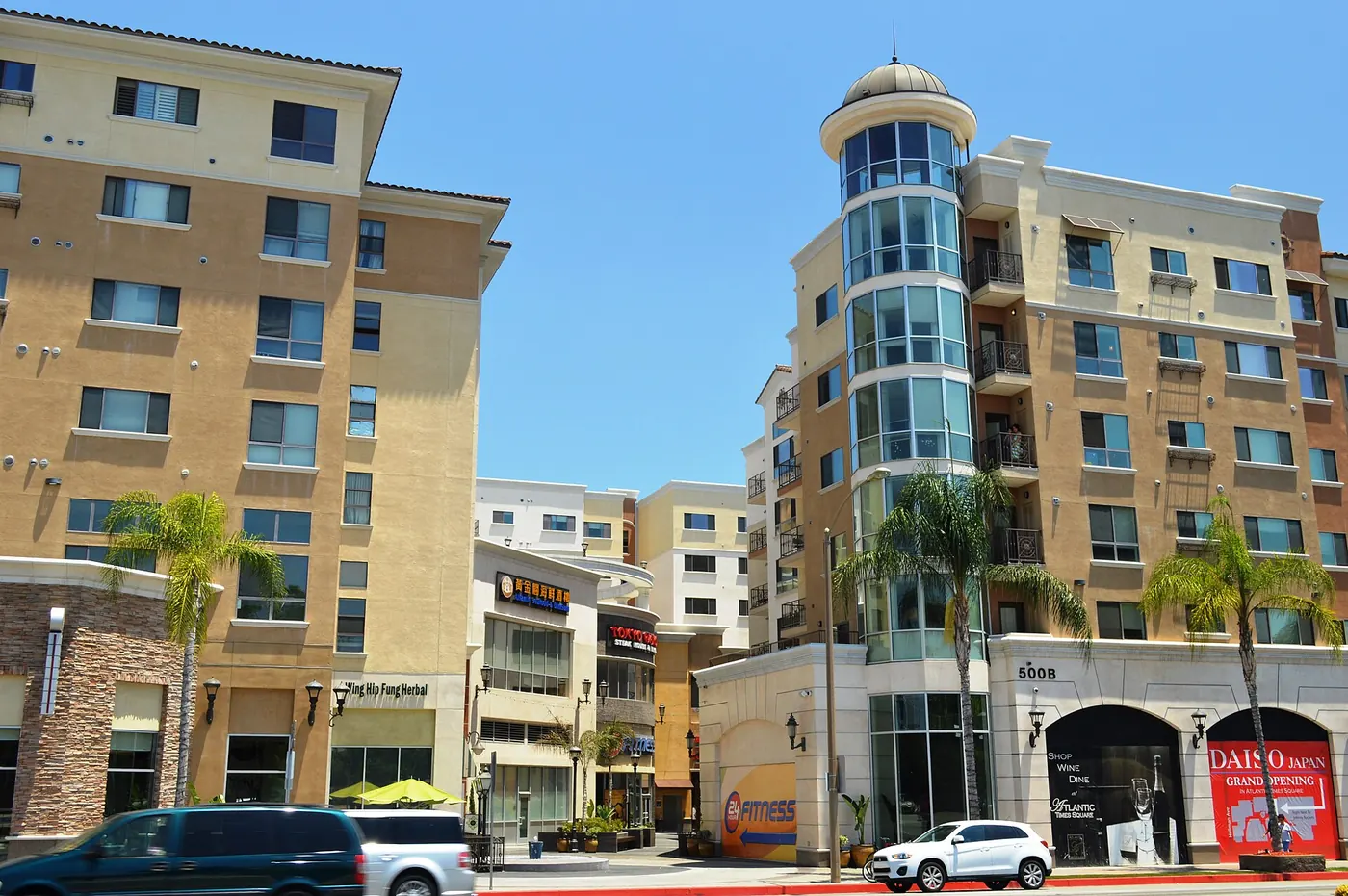Atlantic Times Square with residential units in Monterey Park, California