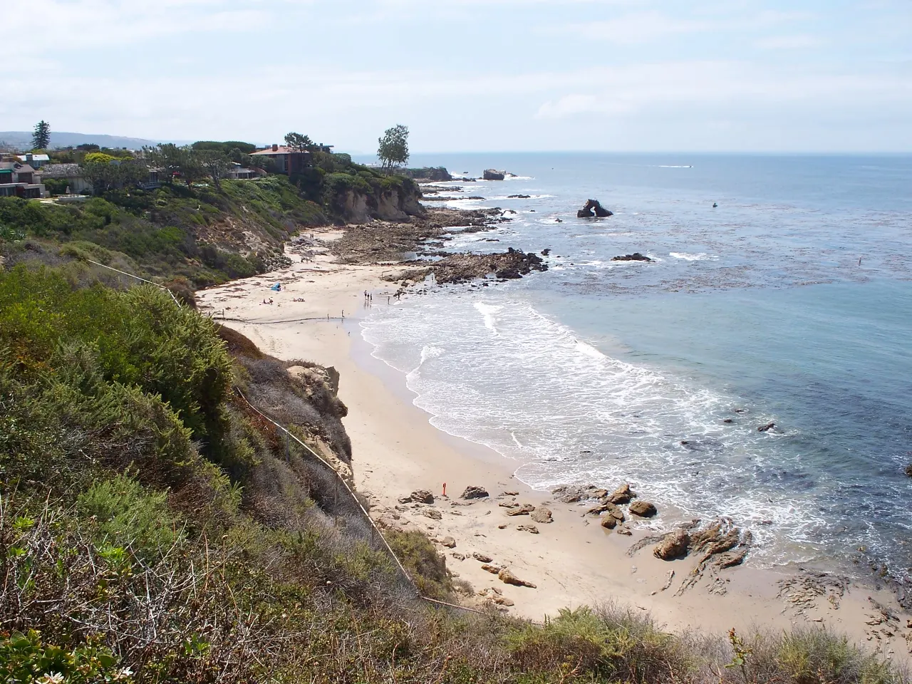 Robert E Badham Marine Life Refuge, Now Known As Little Corona Del Mar Beach.