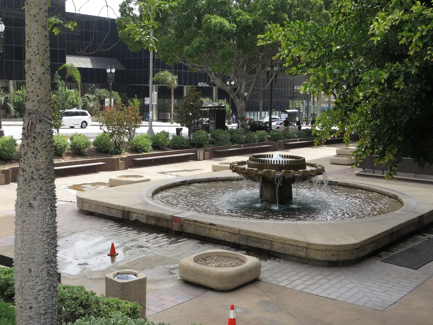 Fountain in Old Pasadena, California