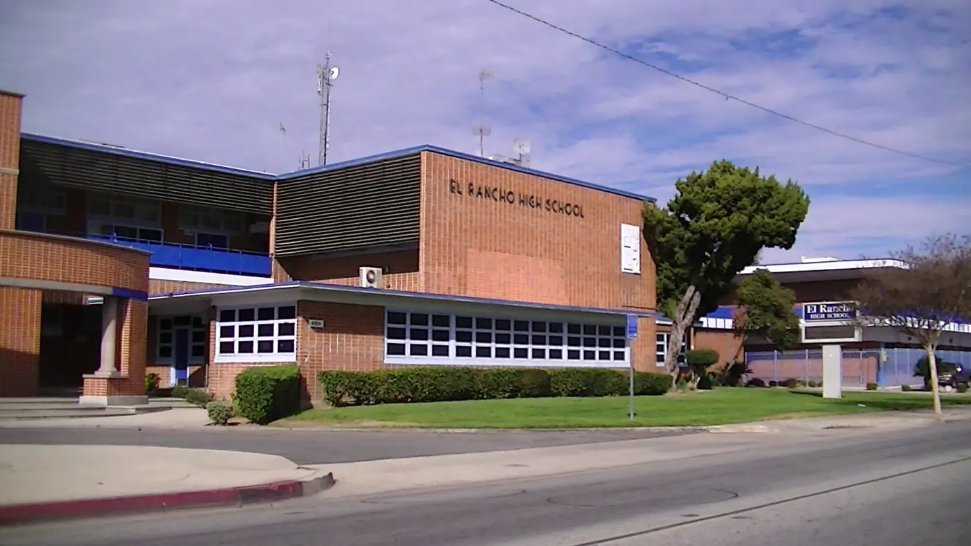 Front of El Rancho High School, Pico Rivera