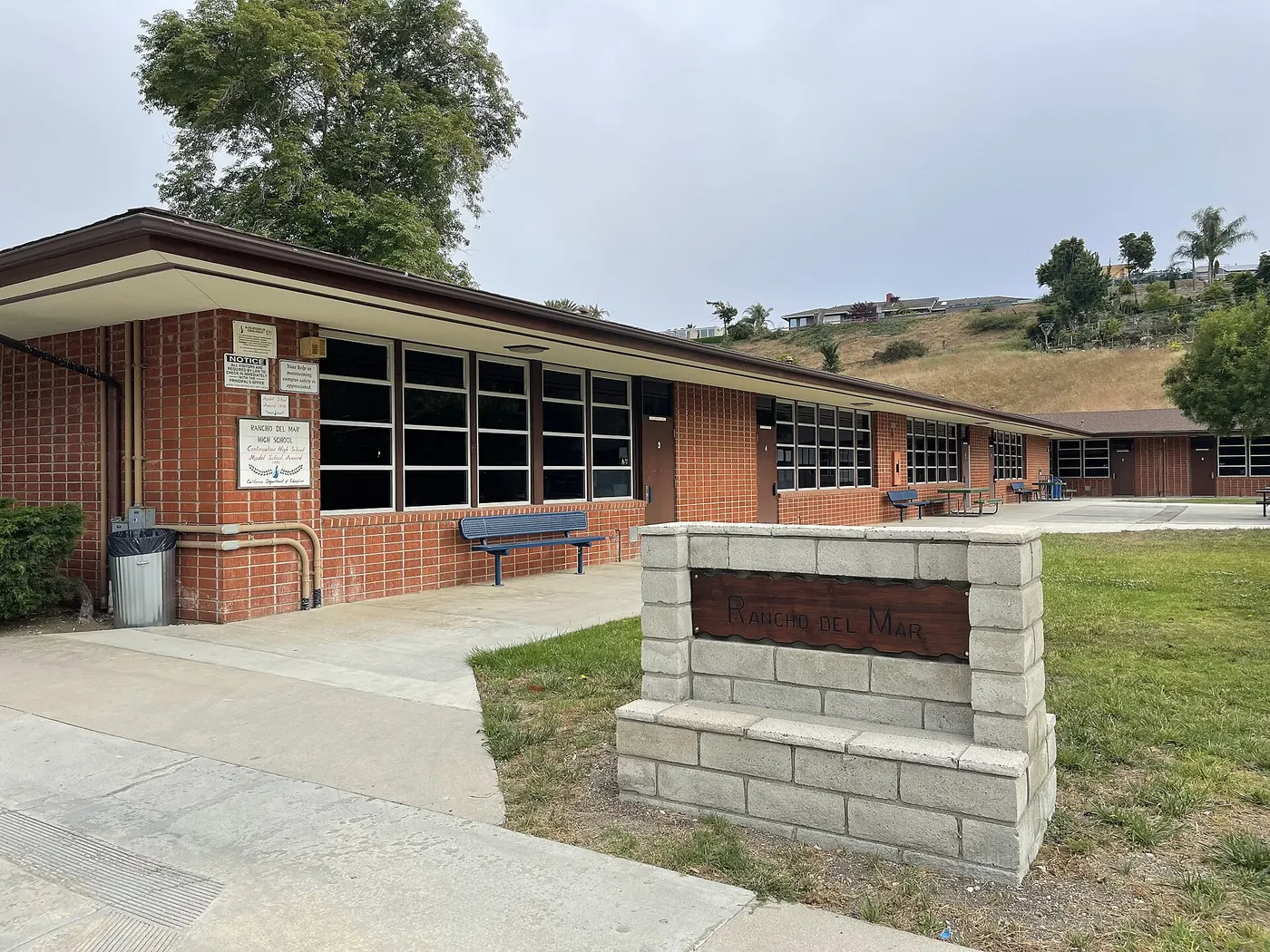 Rancho Del Mar High School in Rolling Hills, California (June 2022)