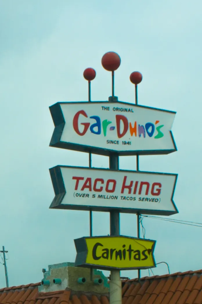 The Original Gar-Dunos Taco King in Rosemead, California