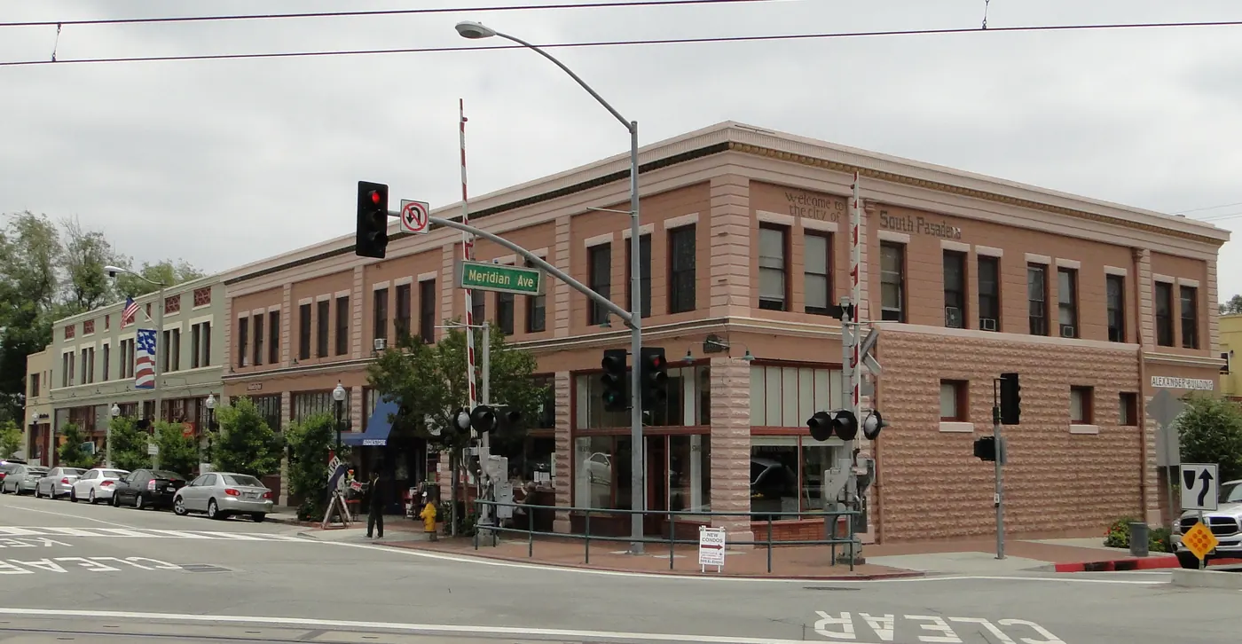 South Pasadena Historic District — South Pasadena, Los Angeles County, California. Southeast Corner of Mission St. and Meridian Ave