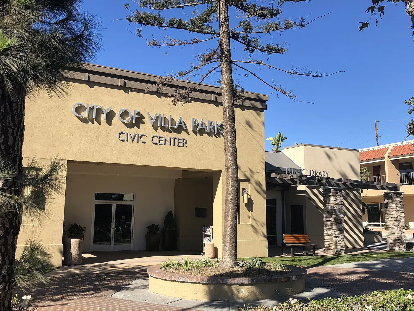 City Hall, Civic Center, Villa Park, California.
