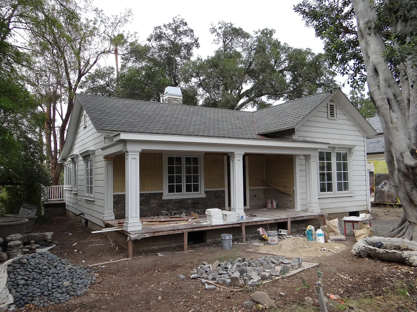 Willard Smith House, 18922 Santiago Blvd., Villa Park, California. Listed on the National Register of Historic Places..