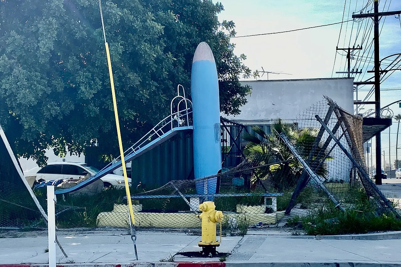 Rocketship slide in Westmont.