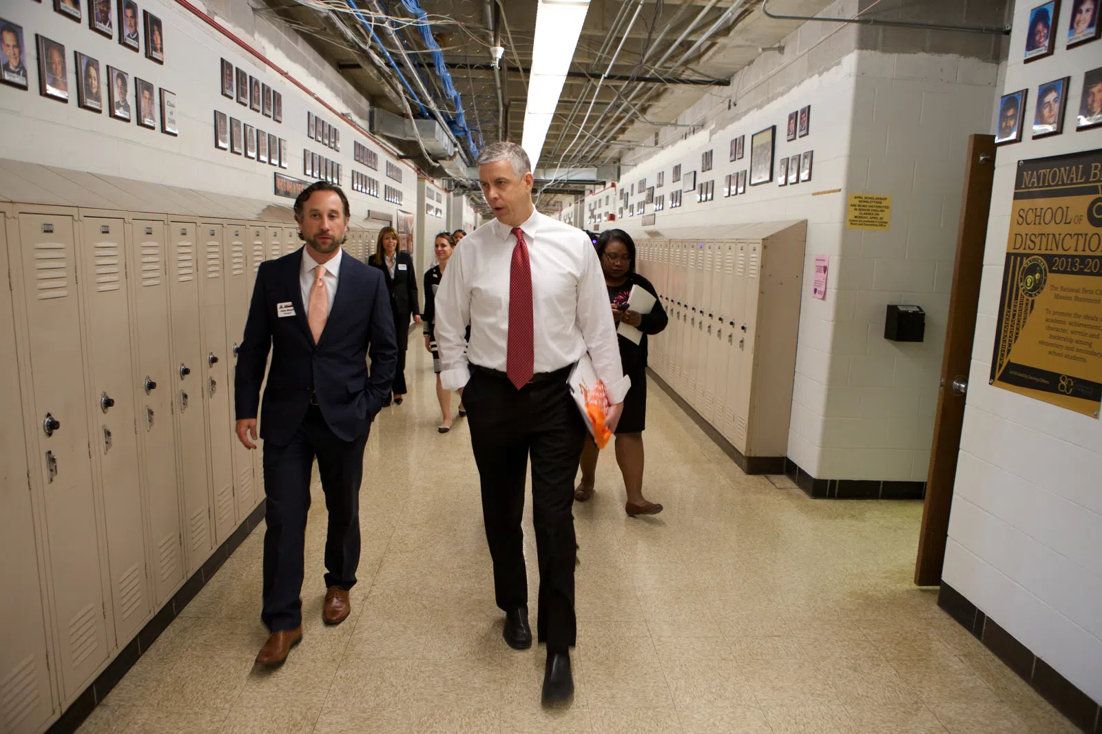 Arne Duncan at Fern Creek High School, Louisville, Kentucky