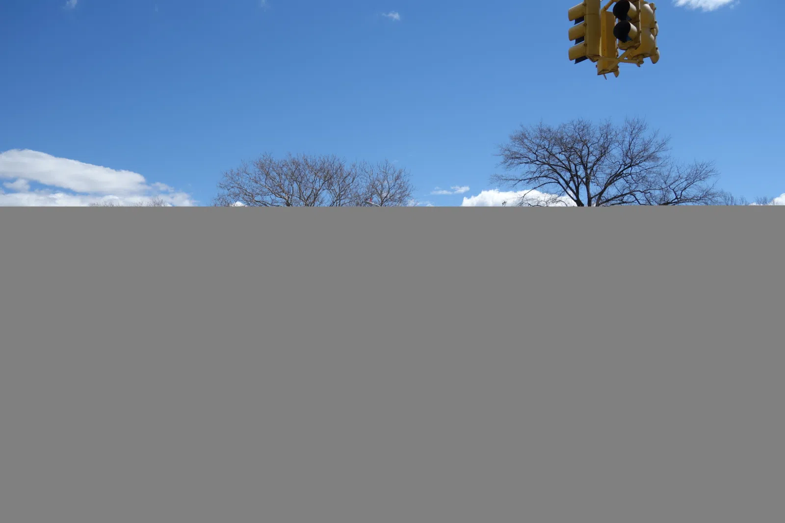 Looking across at Parkway Village, at the southeast corner of Main Street and Union Turnpike in Kew Gardens Hills / Briarwood, Queens.