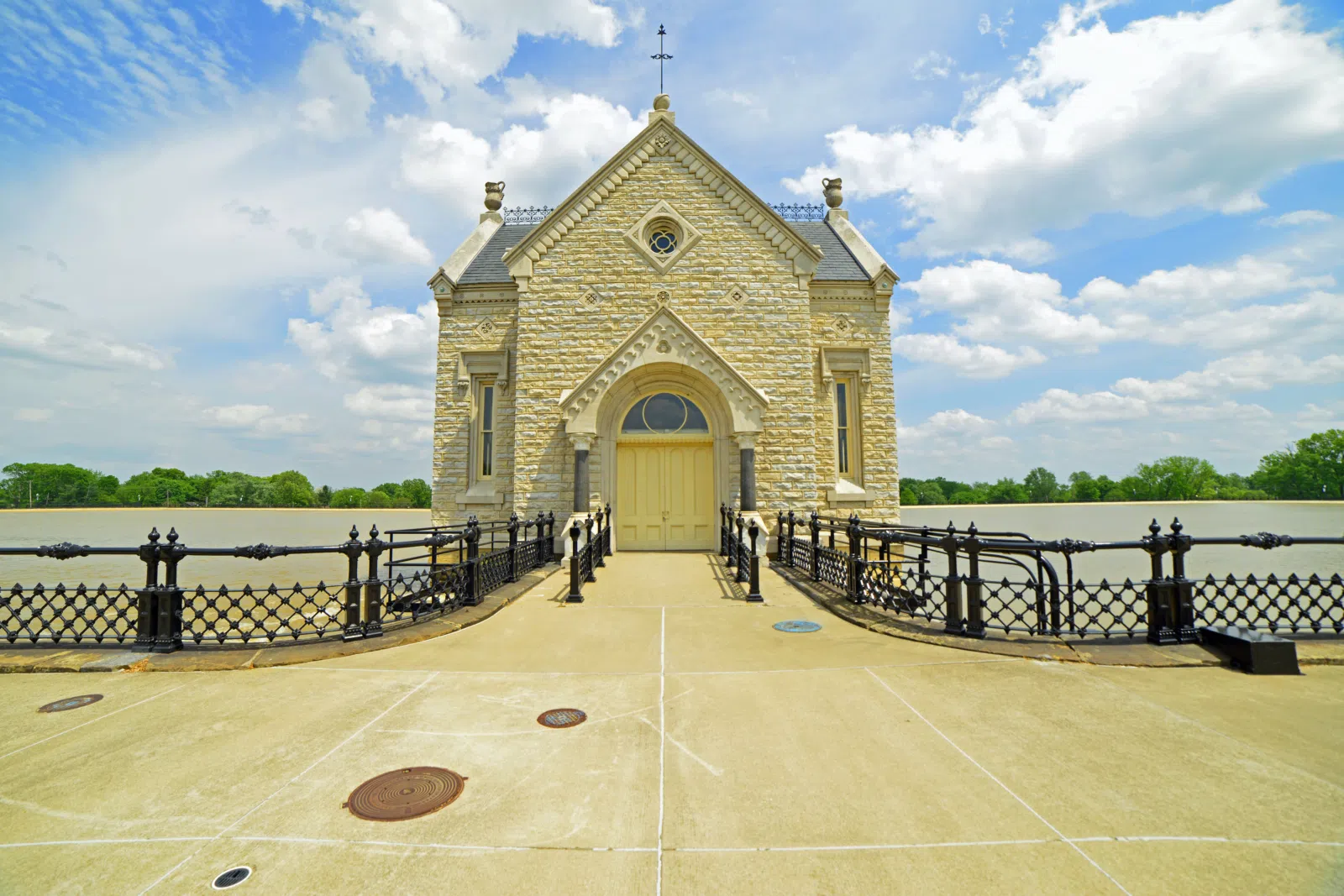 Crescent Hill Reservoir is a historic site in Crescent Hill, Louisville, KentuckyNRHP Reference Number: 79001001
