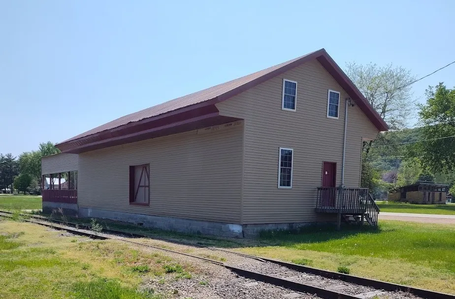 Avoca Wisconsin former Milwaukee Road depot