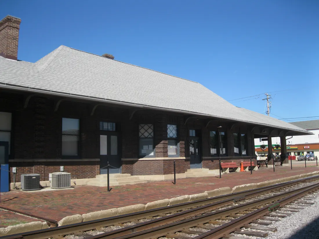 The Edgerton Depot in Edgerton, Wisconsin.