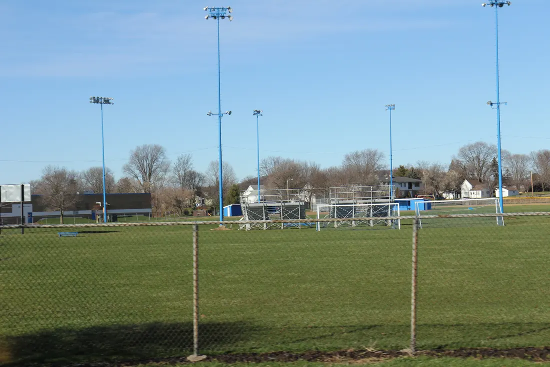 A sports field in Lodi, Wisconsin.