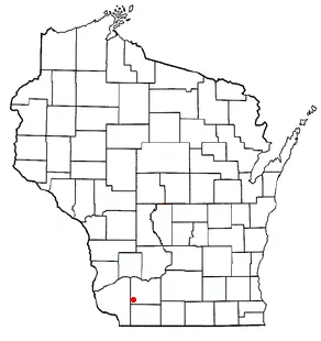 Adapted from Wikipedia's WI county maps by Bumm13.