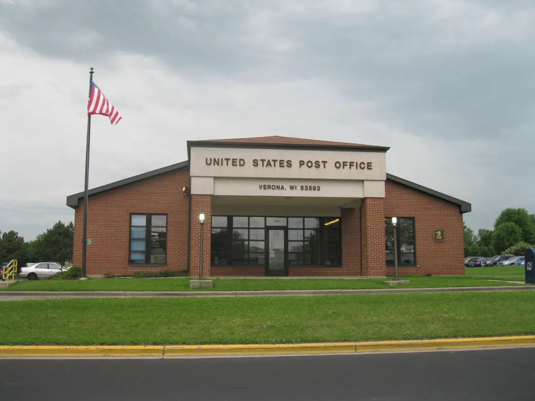 Post office in Verona, Wisconsin.