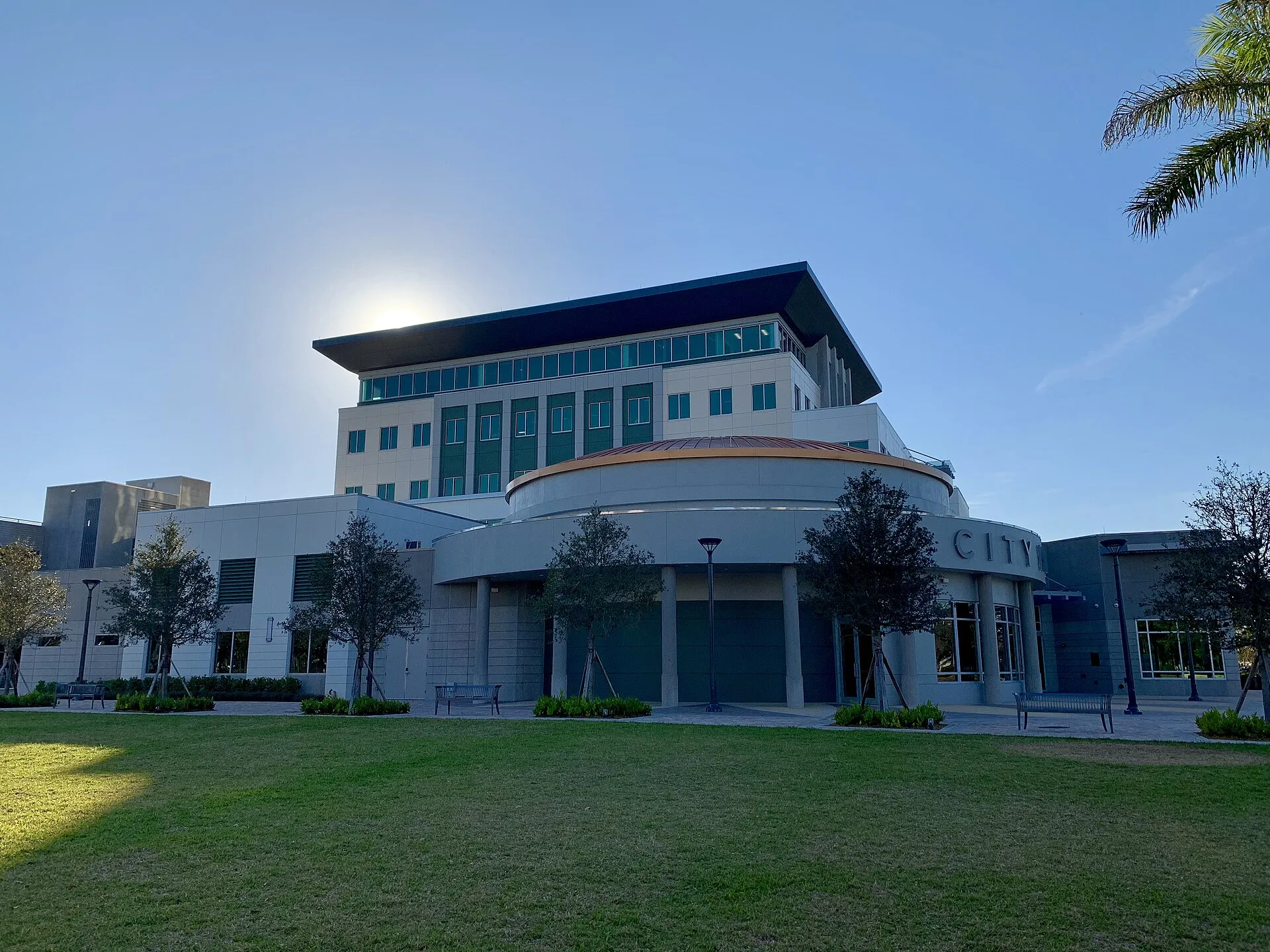 City Hall of Coral Springs, Florida, January 2019.