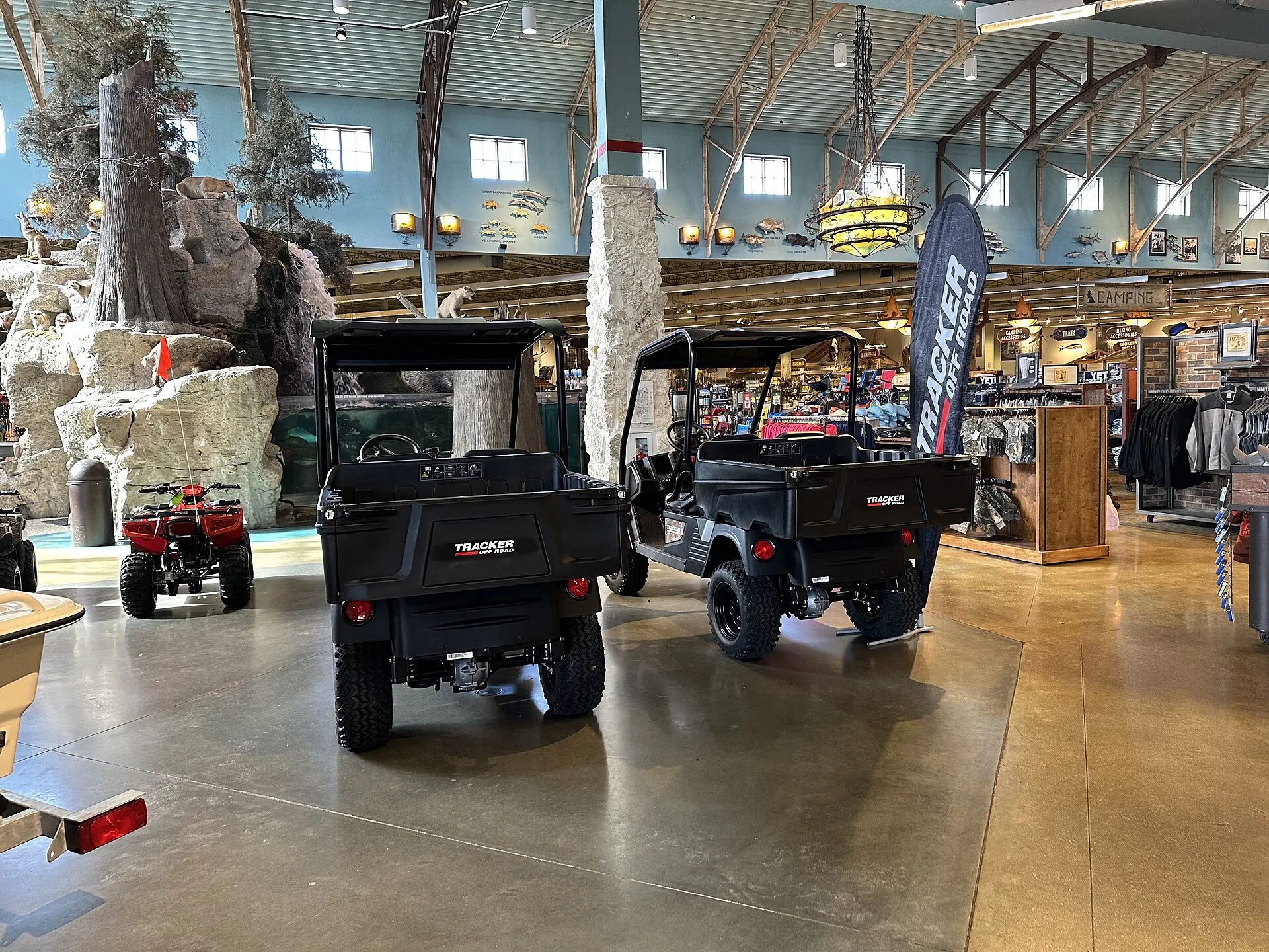 Bass Pro Shops interior, Dania Beach, Florida, 7 February 2023.