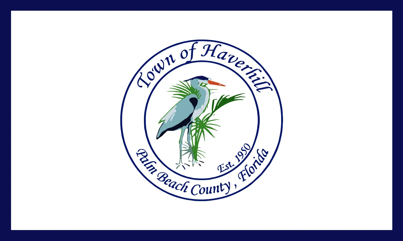 Flag of Haverhill, Florida.