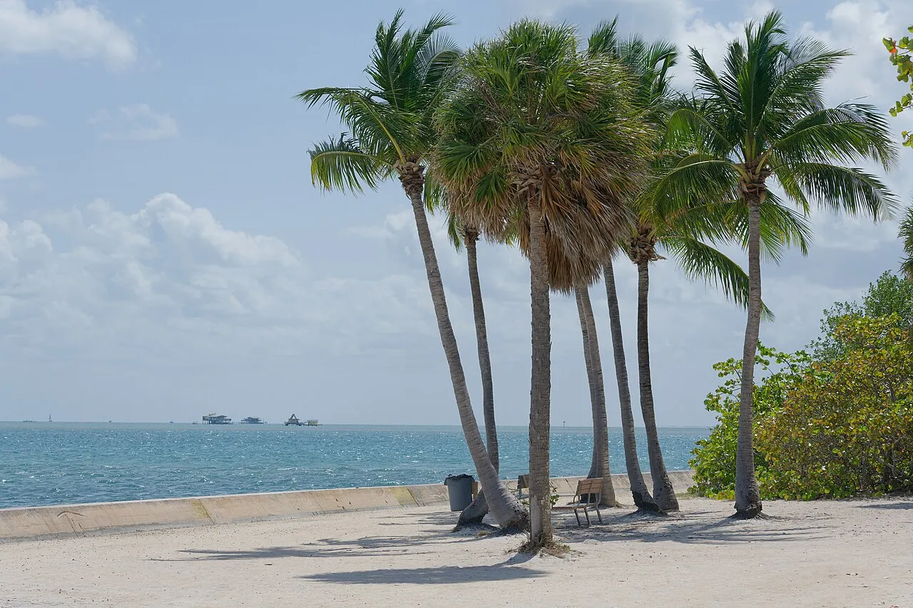 Cape Florida Beach, Key Biscayne.