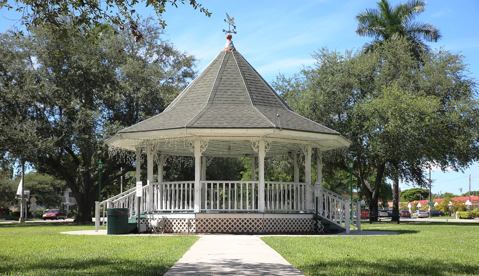 Glenn H. Curtiss Memorial Circle in Miami Springs.