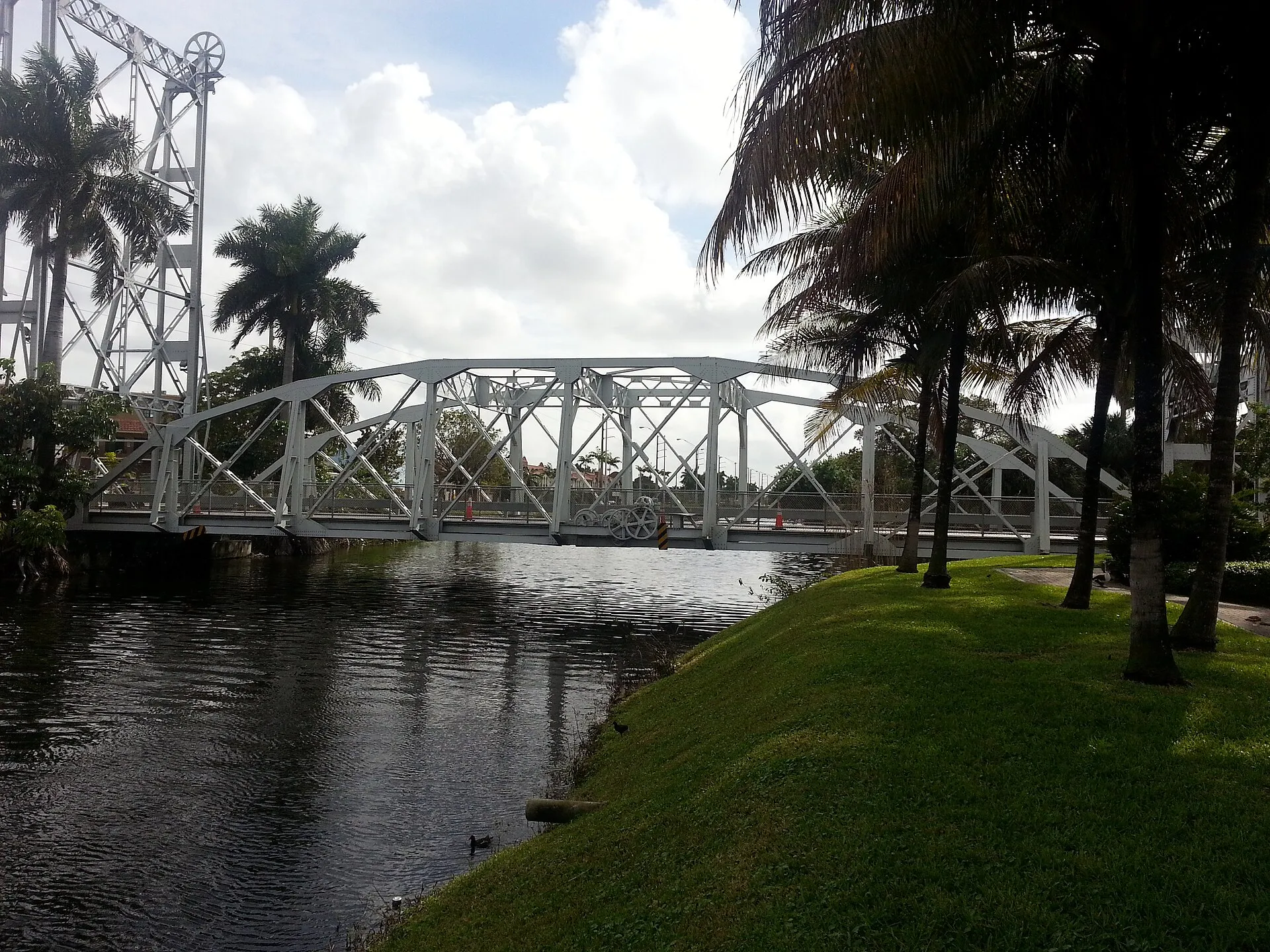 The Hialeah–Miami Springs Vertical Lift Bridge.