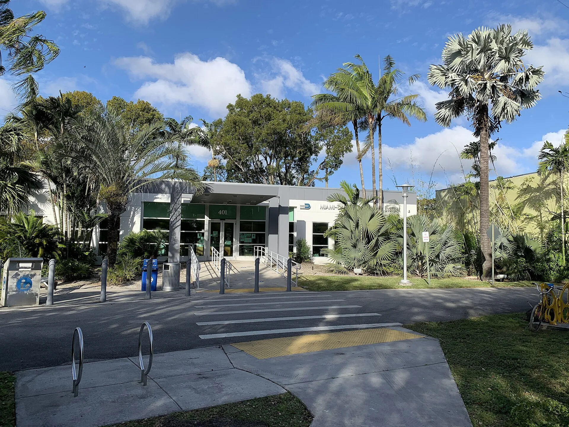The Miami Springs Branch Library.