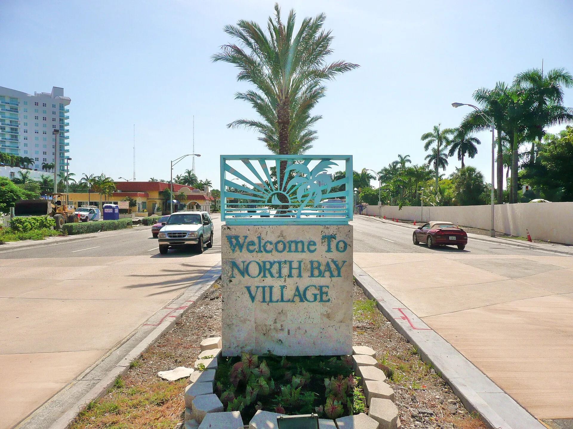 North Bay Village looking across Biscayne Bay.