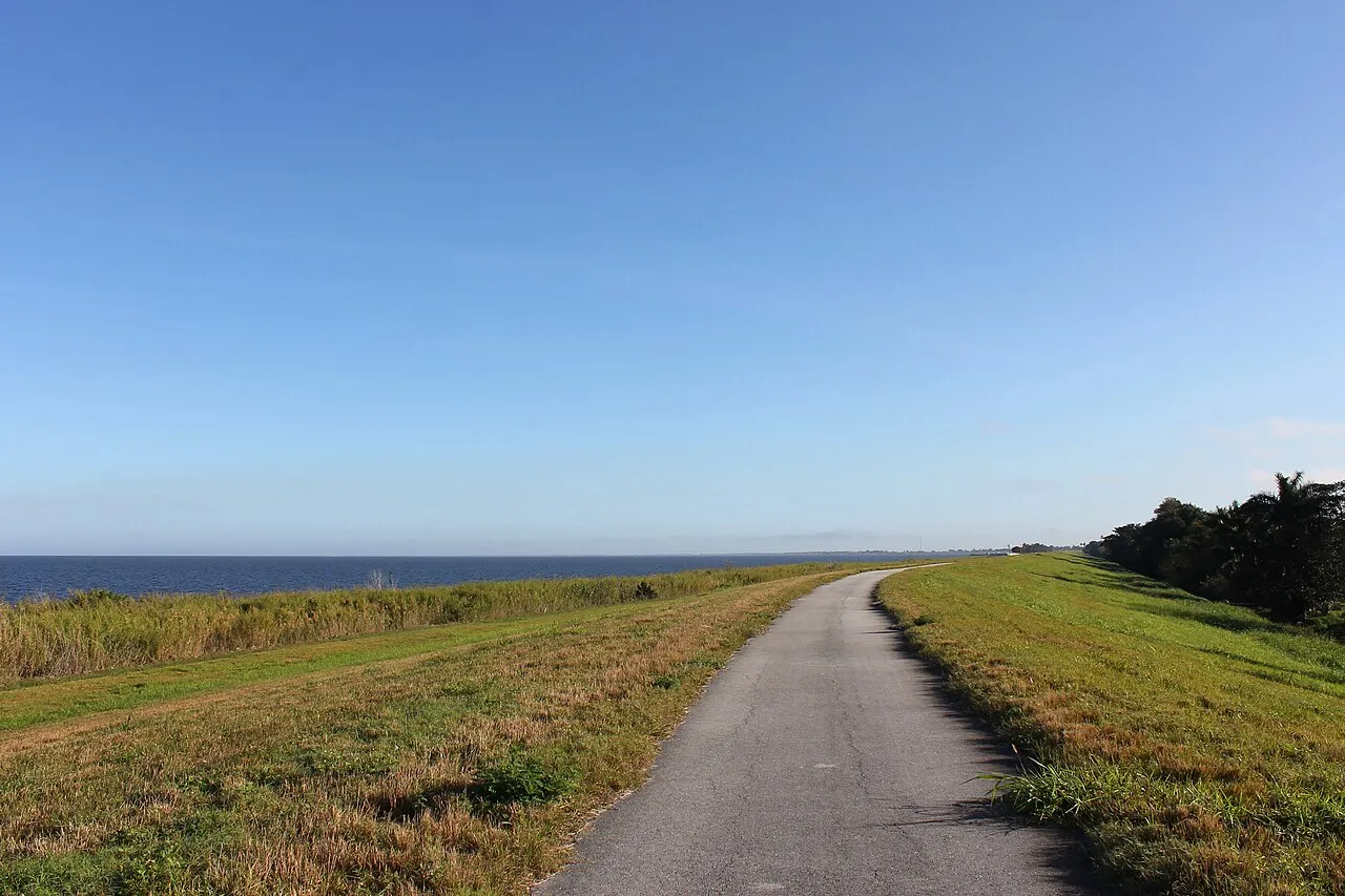 A view of the Lake Okeechobee Scenic Trail, Pahokee, FL.