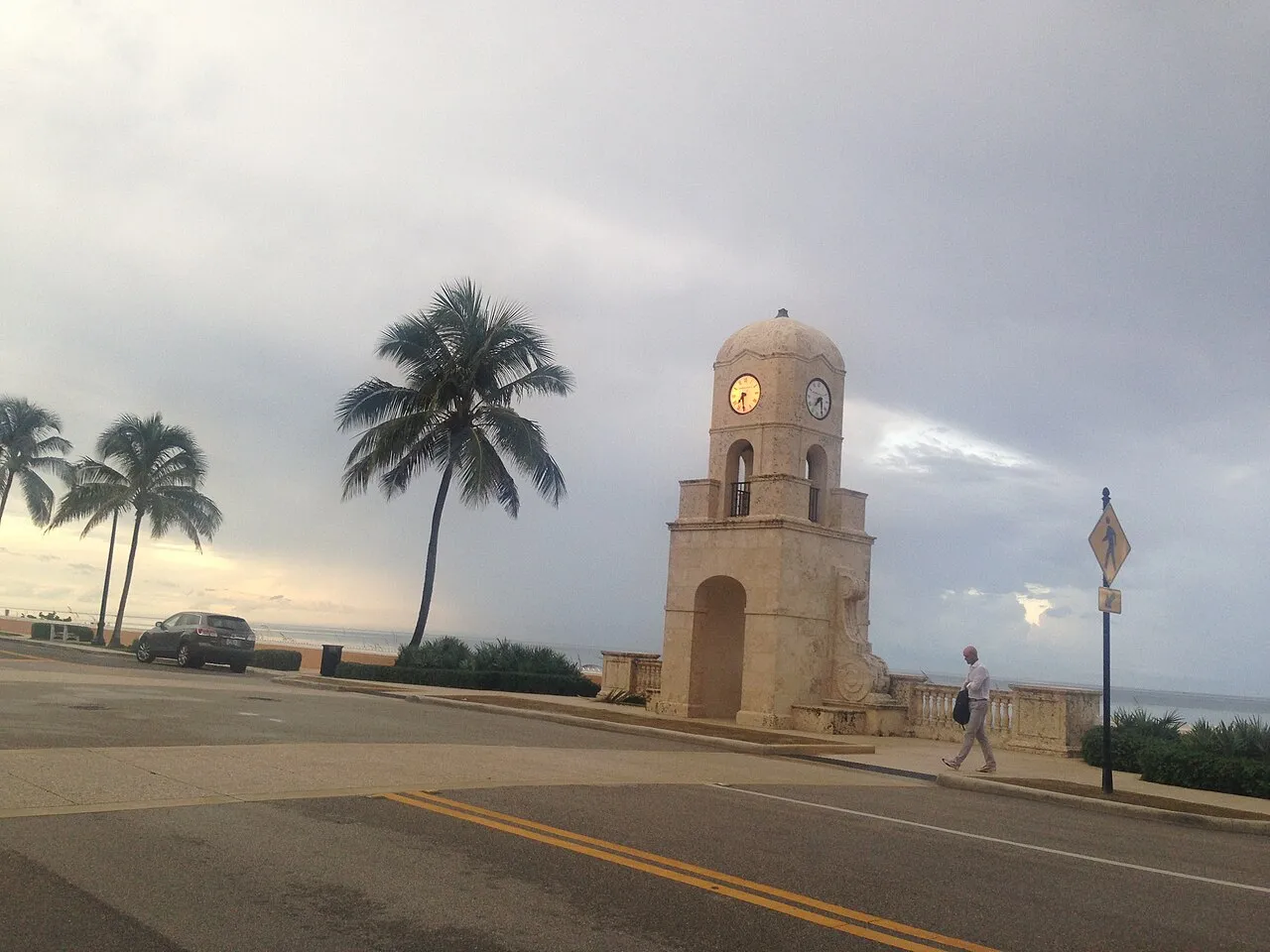 Clock Tower, Worth Avenue, Palm Beach, Florida.