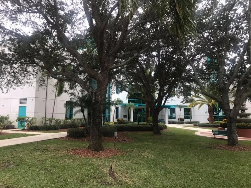 Palm Springs, Florida, village hall (north and west sides).
