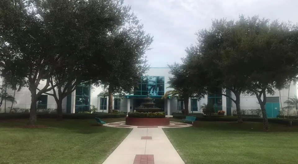 Palm Springs, Florida, village hall (north and west sides).