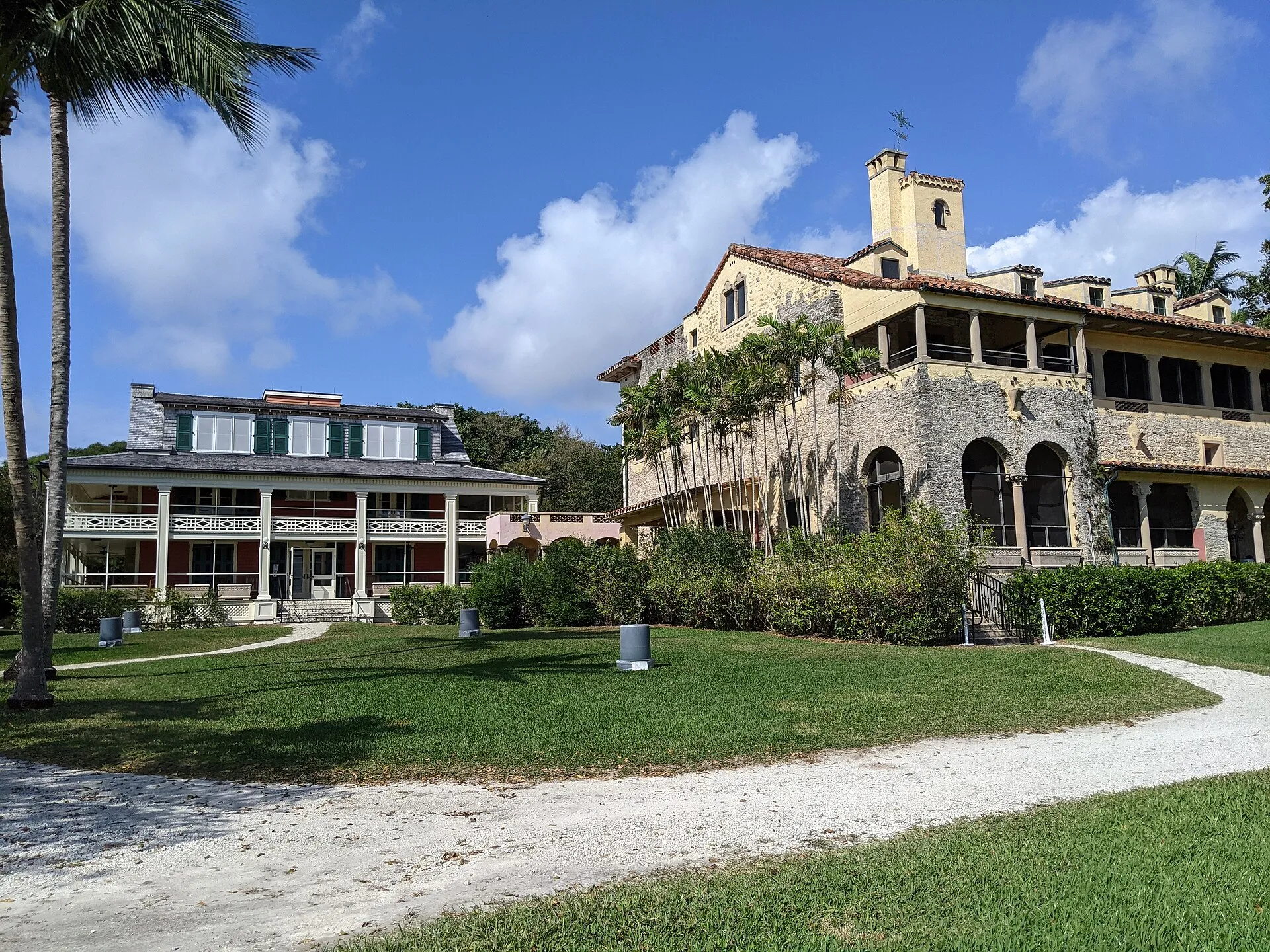 The historic houses of the Deering Estate in Palmetto Bay.