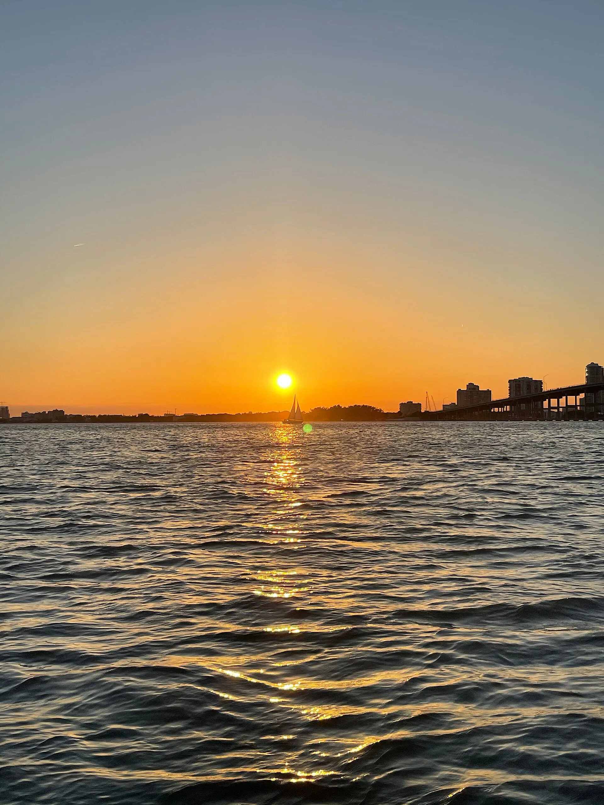 Sunset over South Miami.