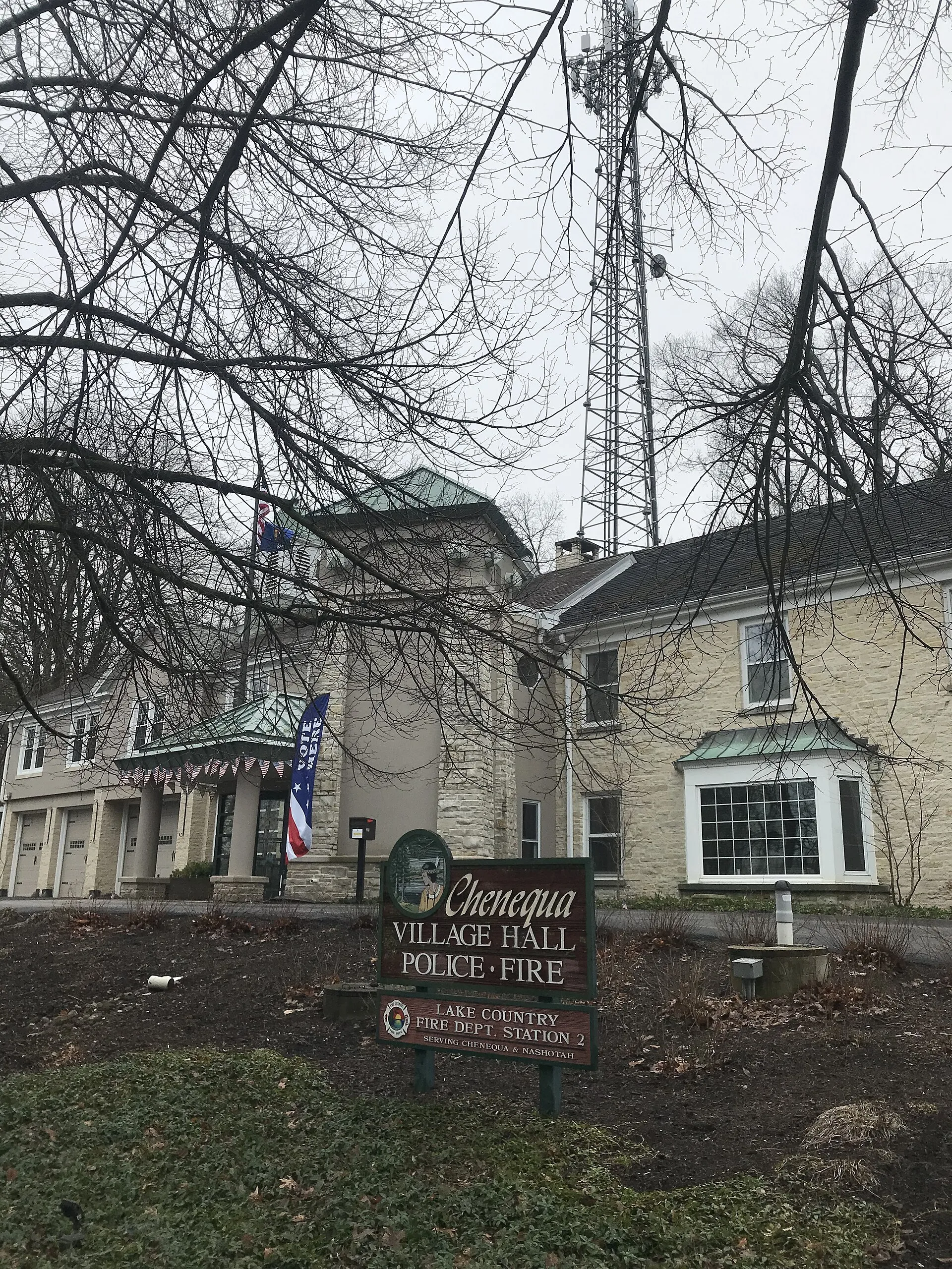 Village hall for Chenequa, Wisconsin.