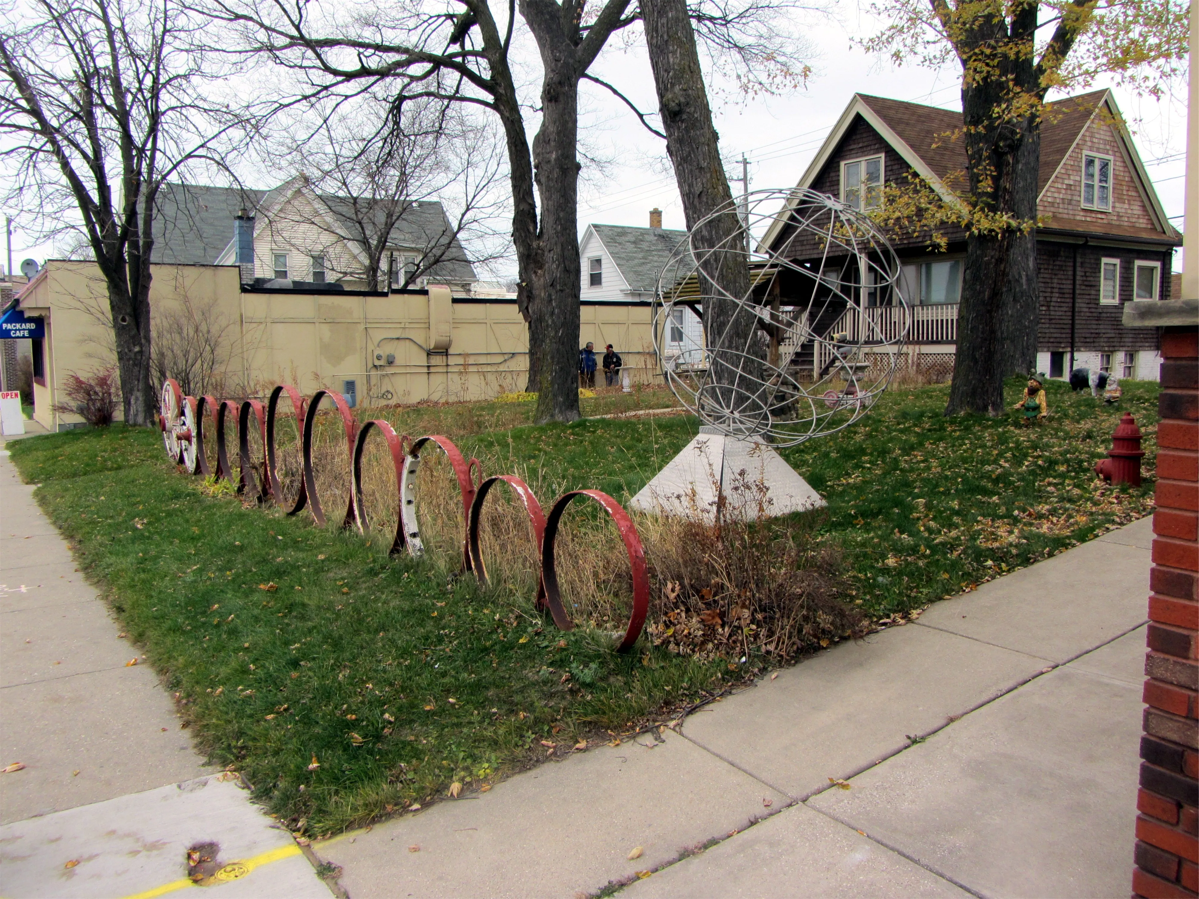 Residential street in Cudahy, Wisconsin (2011).