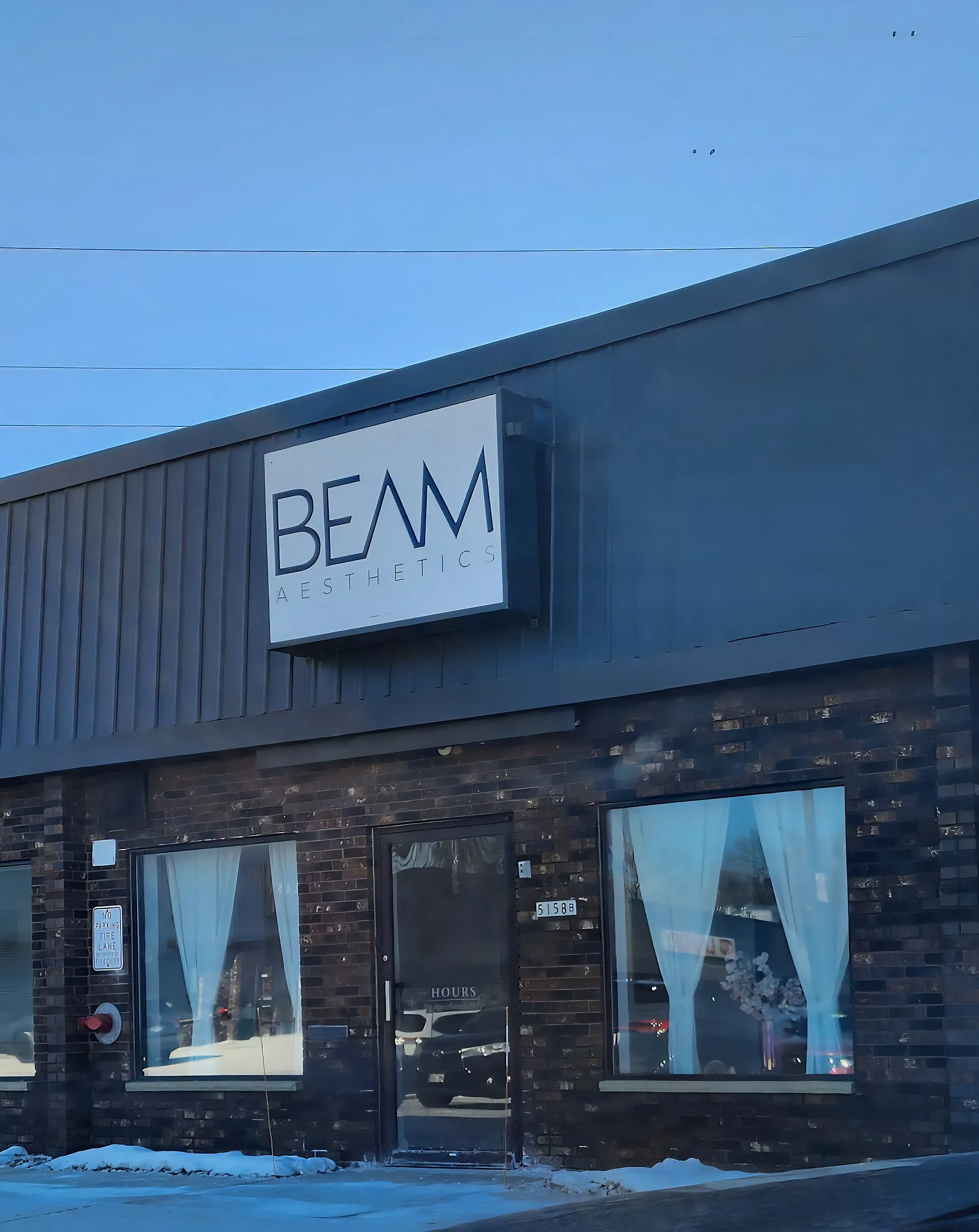 Storefront in Hales Corners, Wisconsin.