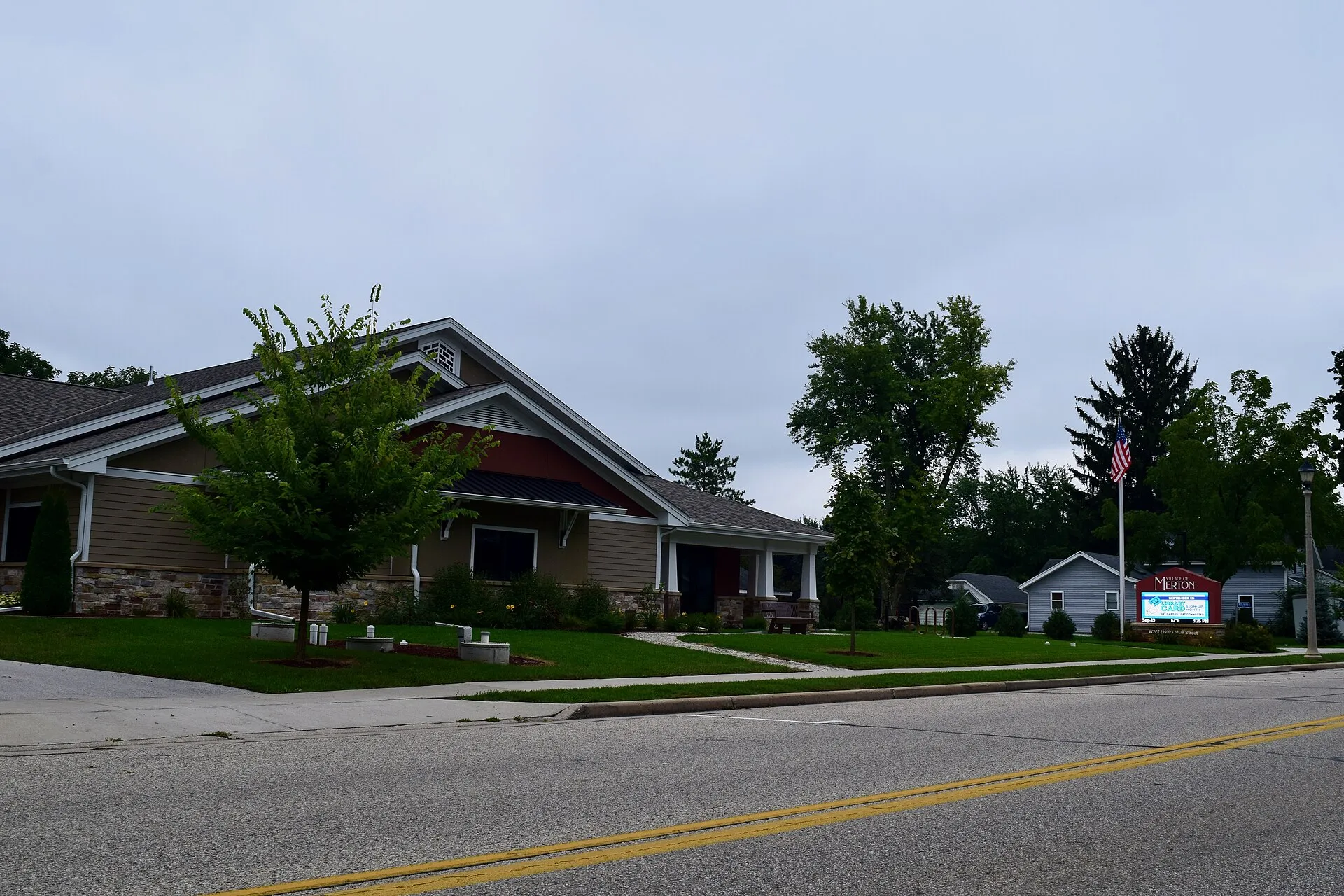 Merton Village Hall in Merton, Wisconsin.