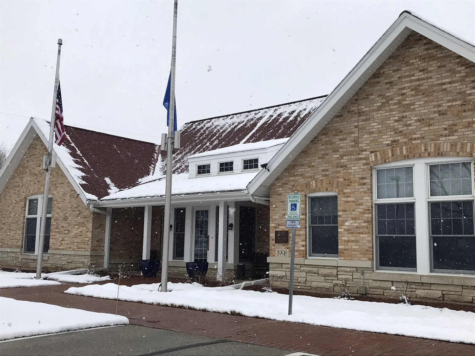 Village hall for Oconomowoc Lake, Wisconsin.