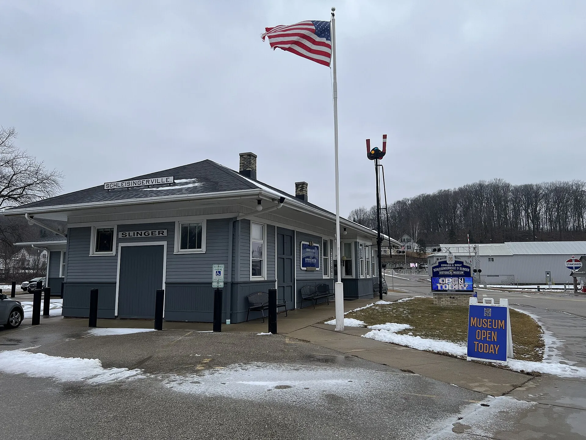 Edward H. Wolf Schleisingerville to Slinger Historical Museum.