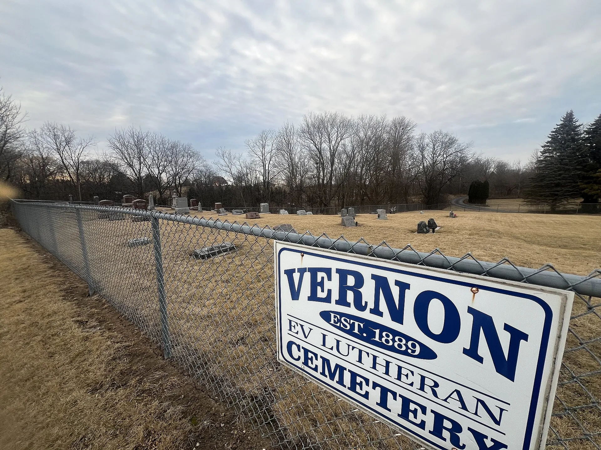 Vernon Evangelical Lutheran Cemetery.