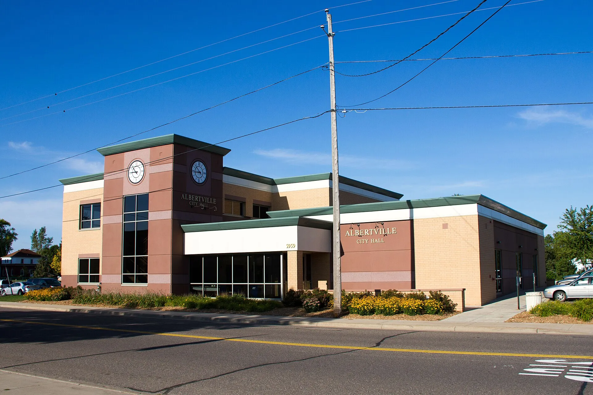 Albertville City Hall, Albertville, Minnesota, USA.