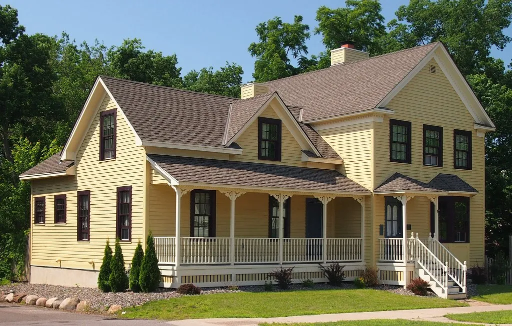 Shaw-Hammons House, Anoka, Minnesota, USA This is an image of a place or building that is listed on the National Register of Historic Places in the United States of America. Its reference number is 79001183 (Wikidata).